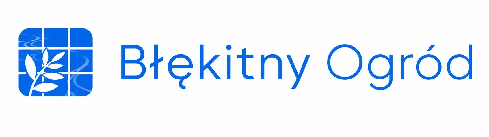 Logo firmy Błękitny Ogród